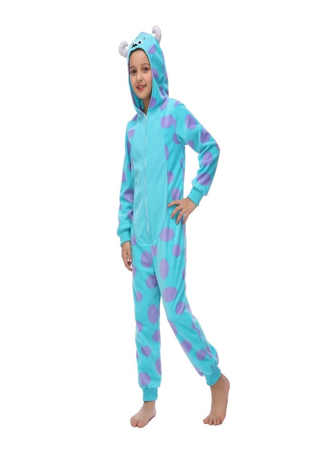 Leadtex Child Monster Costumes Zipper Cartoon Unisex Animal Onesie Costume for Halloween Cosplay XL10-12 - Image 4